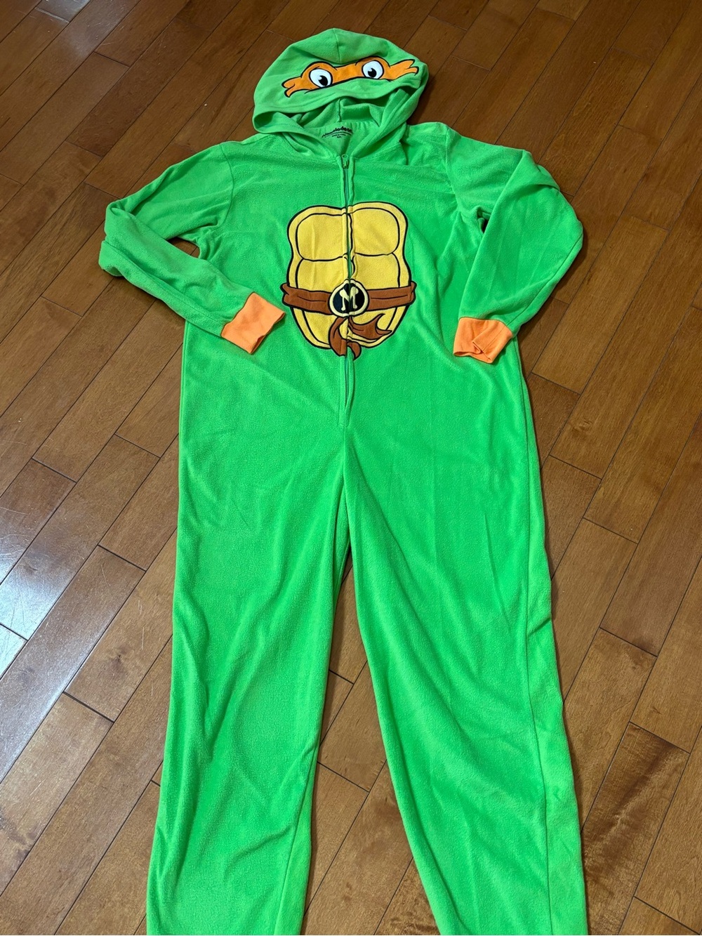 TMNT Michelangelo Adult Small Costume One Piece Teenage Mutant Ninja Turtles